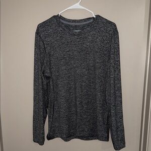 Lululemon Heathered Gray V-Neck Top